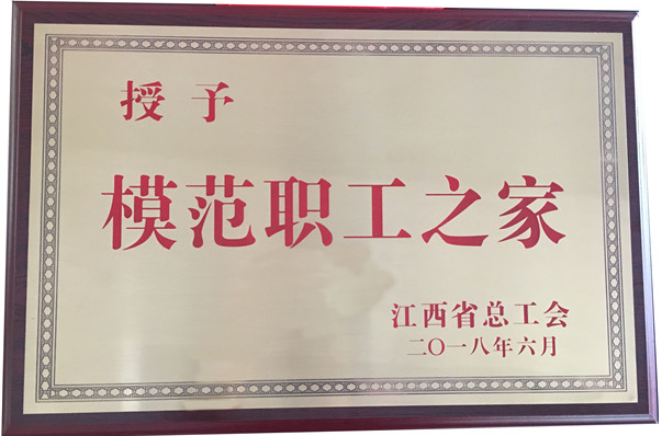 仁和集團榮膺“江西省模范職工之家”